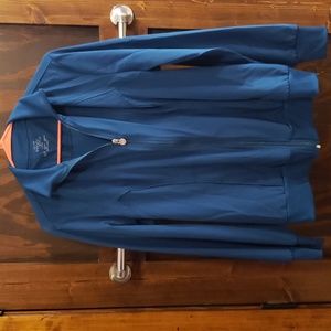 Cherokee Infinity Scrub Jacket Caribbean Blue  size Large